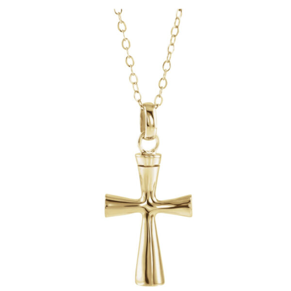 Cross Ash Holder Necklace or Pendant